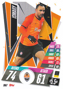 Ismaily Shakhtar Donetsk 2020/21 Topps Match Attax CL #SHA07